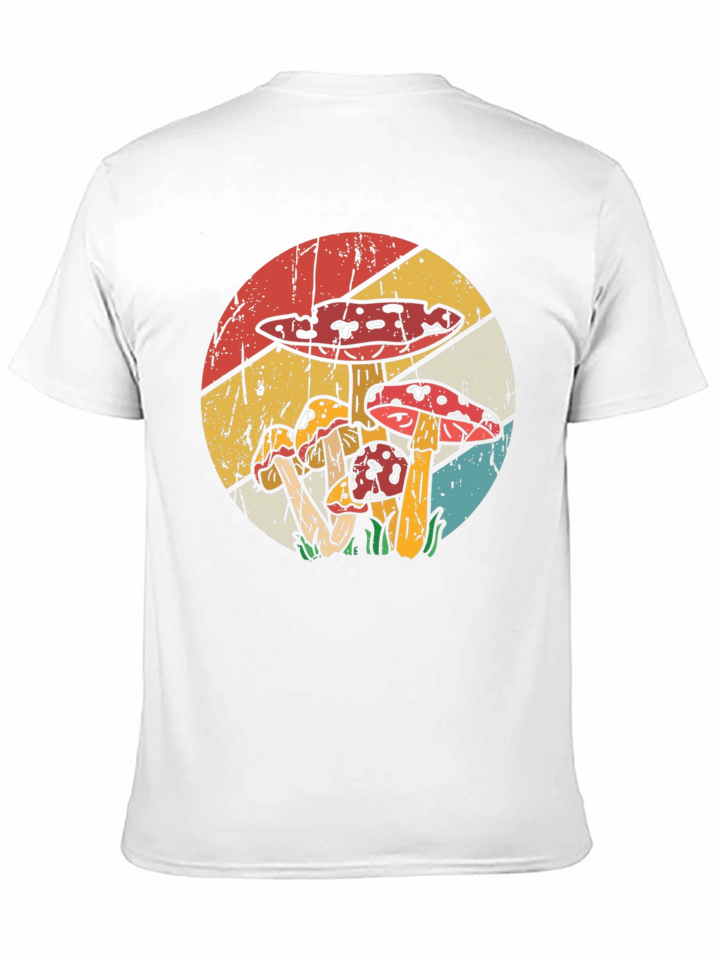 Retro Mushroom T-Shirt - Black