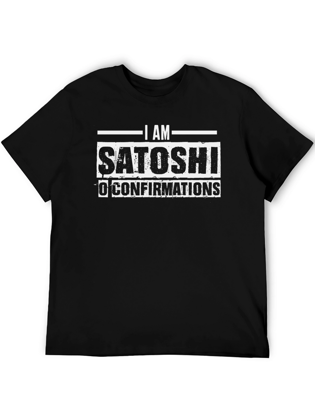 I am Satoshi T-Shirt - Bitcoin Cryptocurrency