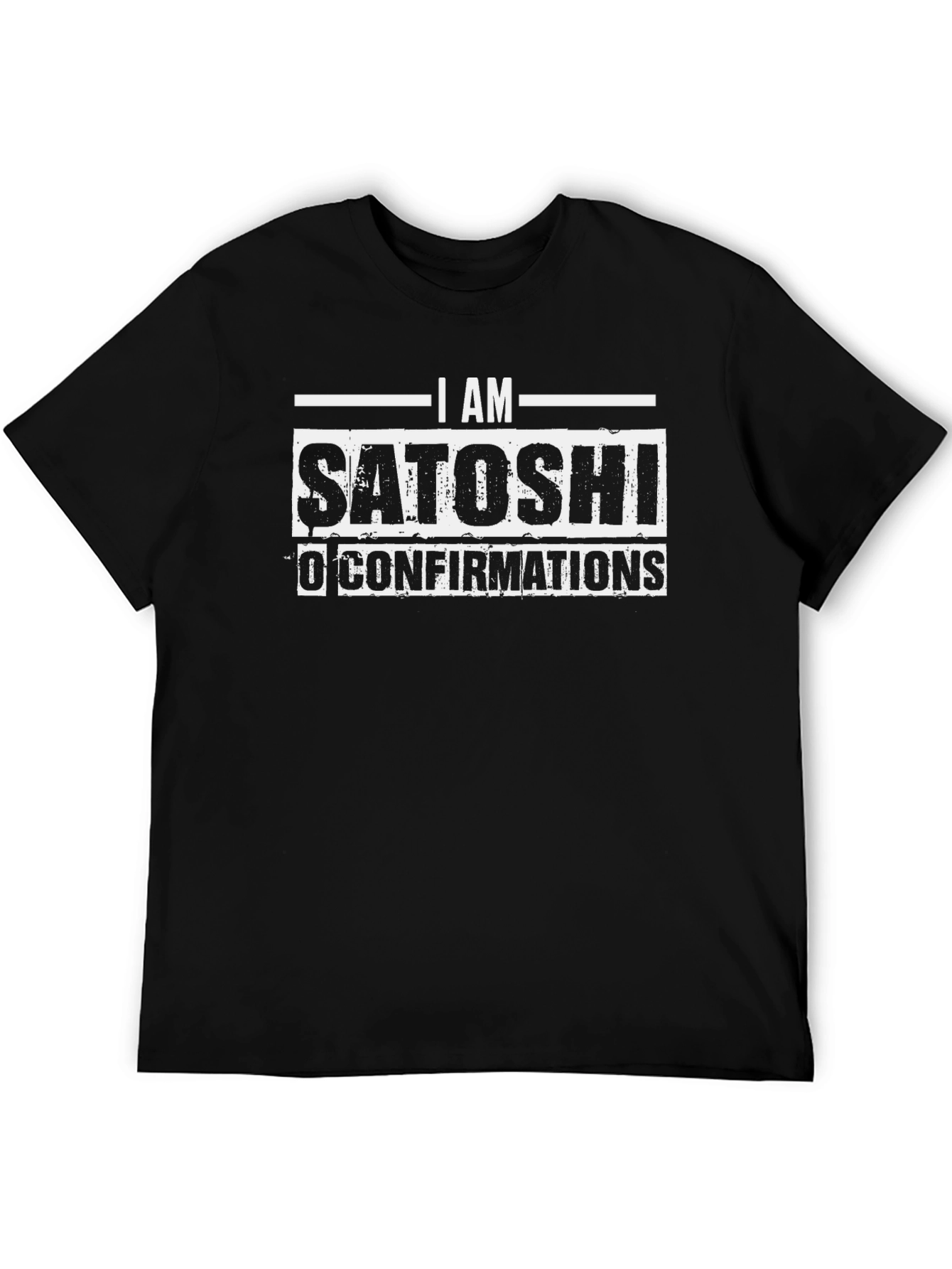 I am Satoshi T-Shirt - Bitcoin Cryptocurrency