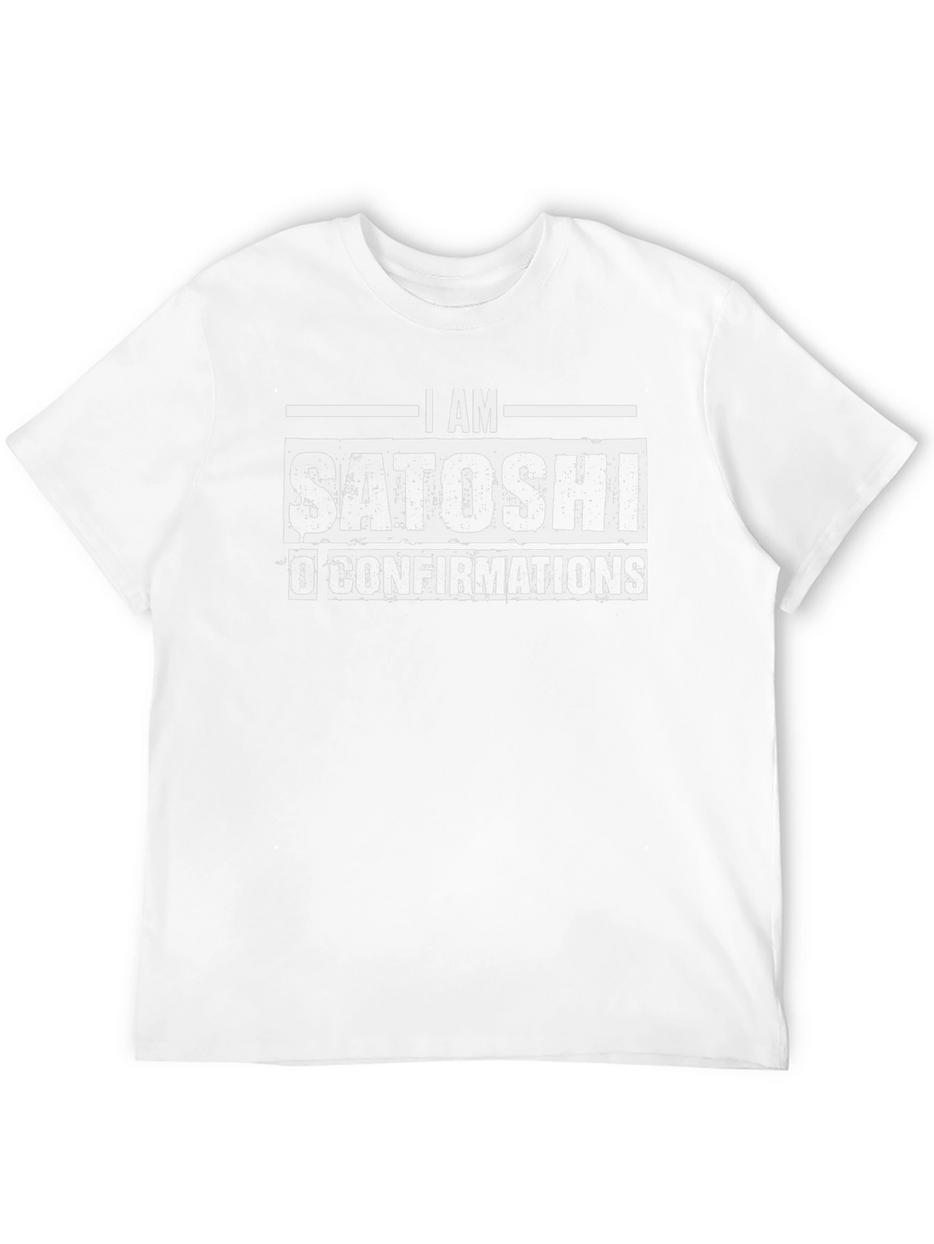 I am Satoshi T-Shirt - Bitcoin Cryptocurrency