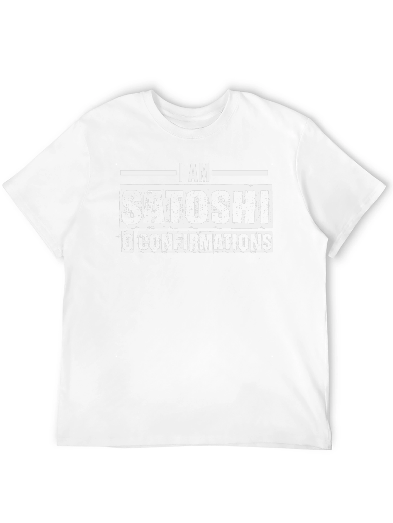 I am Satoshi T-Shirt - Bitcoin Cryptocurrency