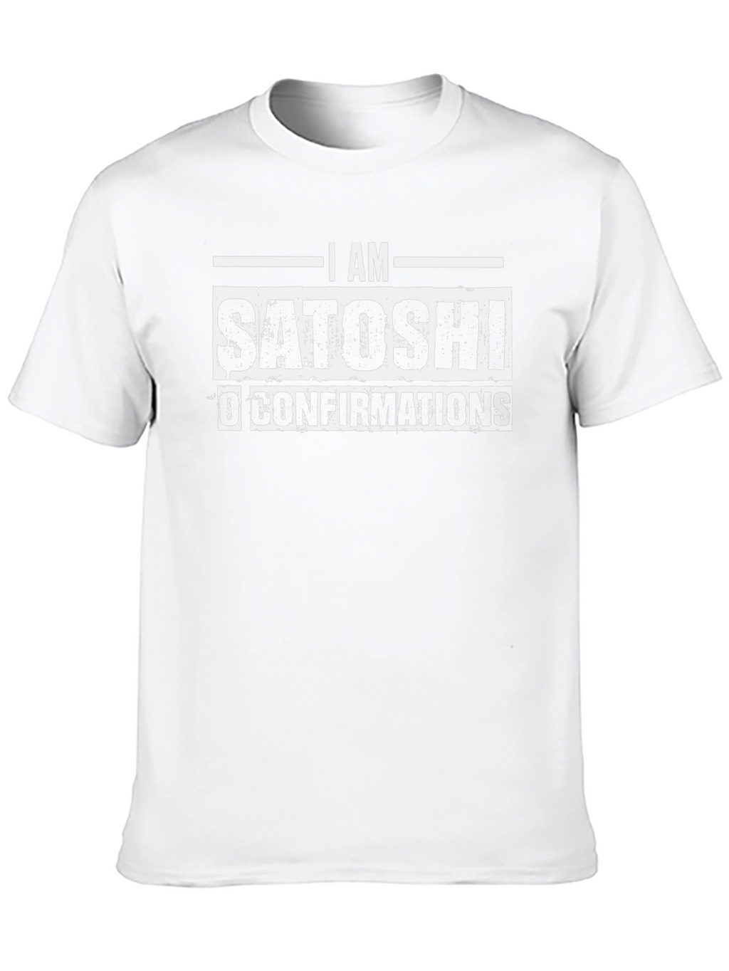 I am Satoshi T-Shirt - Bitcoin Cryptocurrency