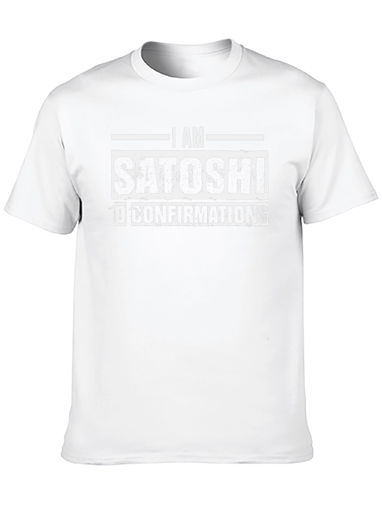 I am Satoshi T-Shirt - Bitcoin Cryptocurrency