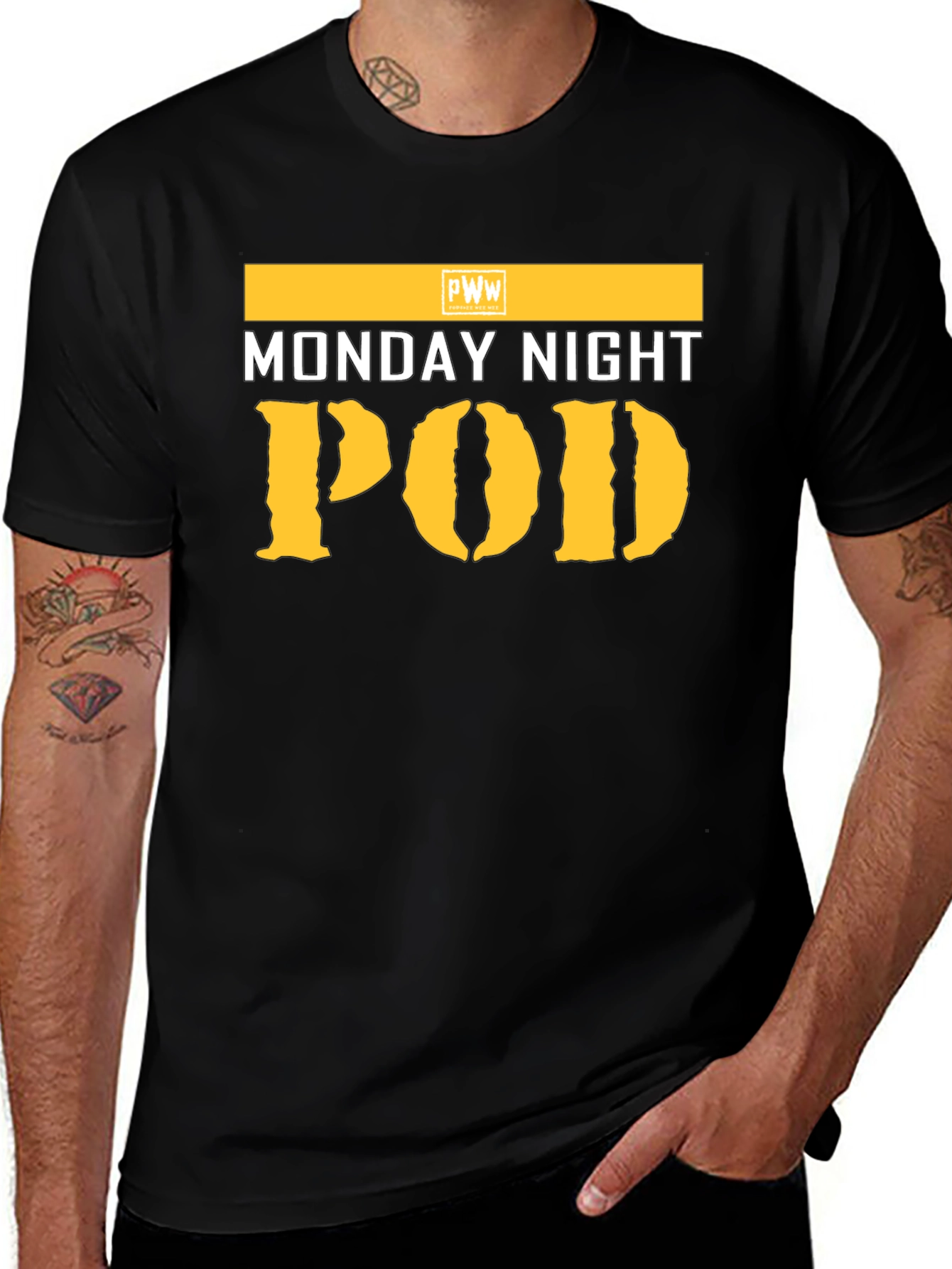 Monday Night POD T-Shirt - Black