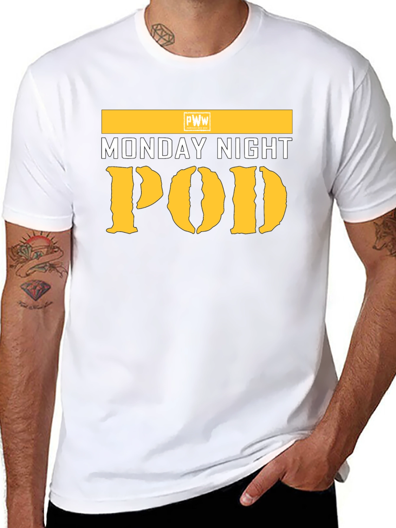 Monday Night POD T-Shirt - Black