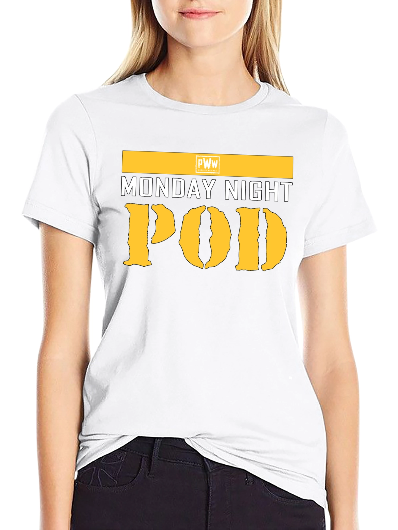 Monday Night POD T-Shirt - Black