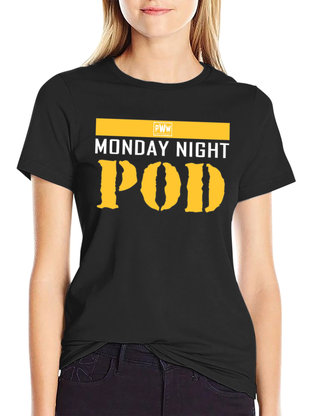 Monday Night POD T-Shirt - Black