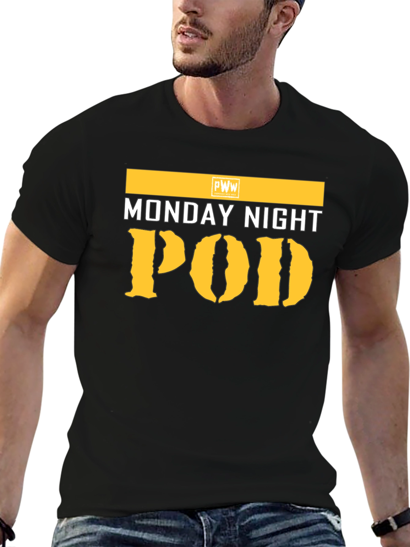 Monday Night POD T-Shirt - Black