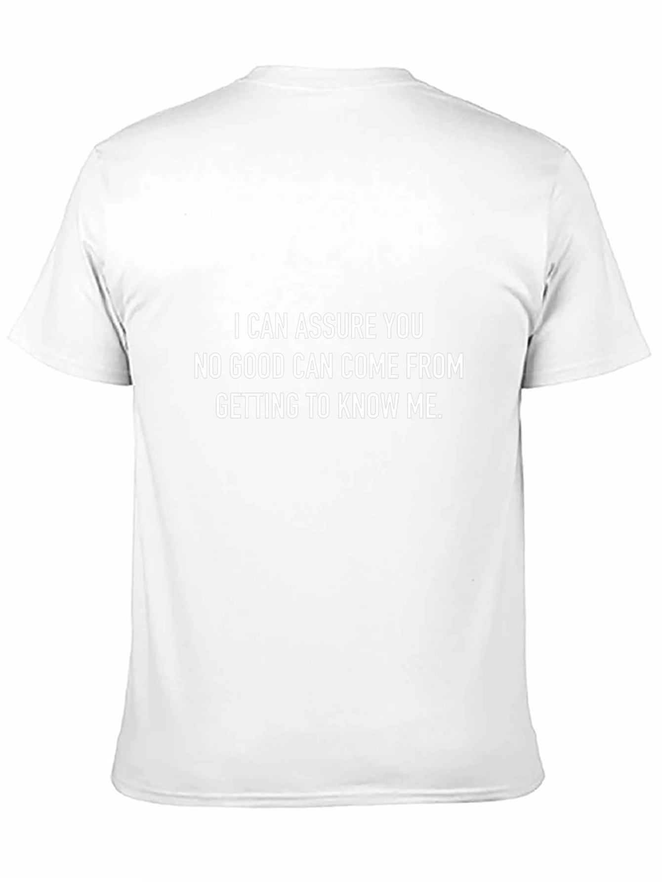 Warning Graphic T-Shirt - No Good Can Come