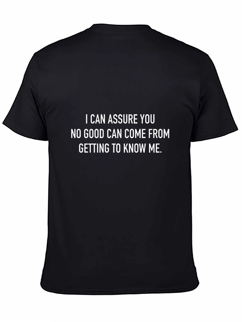 Warning Graphic T-Shirt - No Good Can Come
