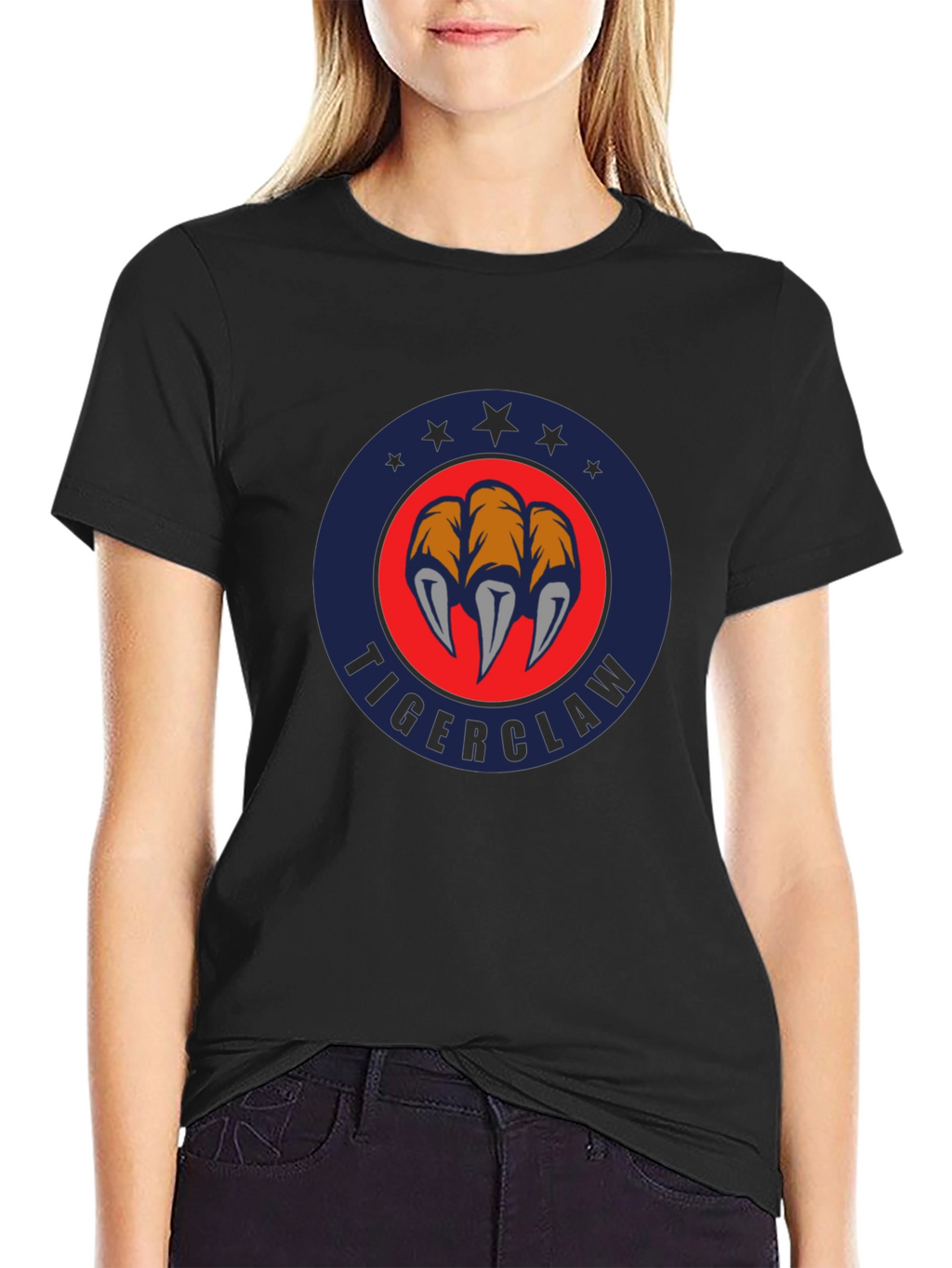 Tigerclaw Emblem Black T-Shirt