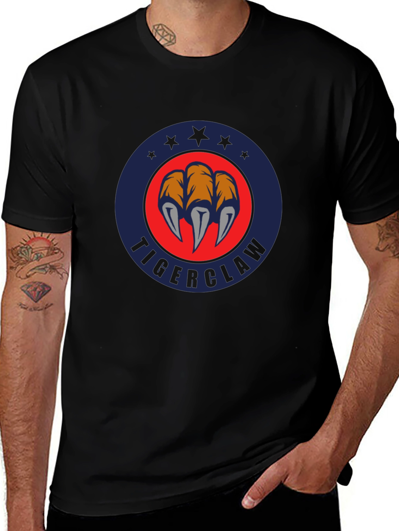 Tigerclaw Emblem Black T-Shirt