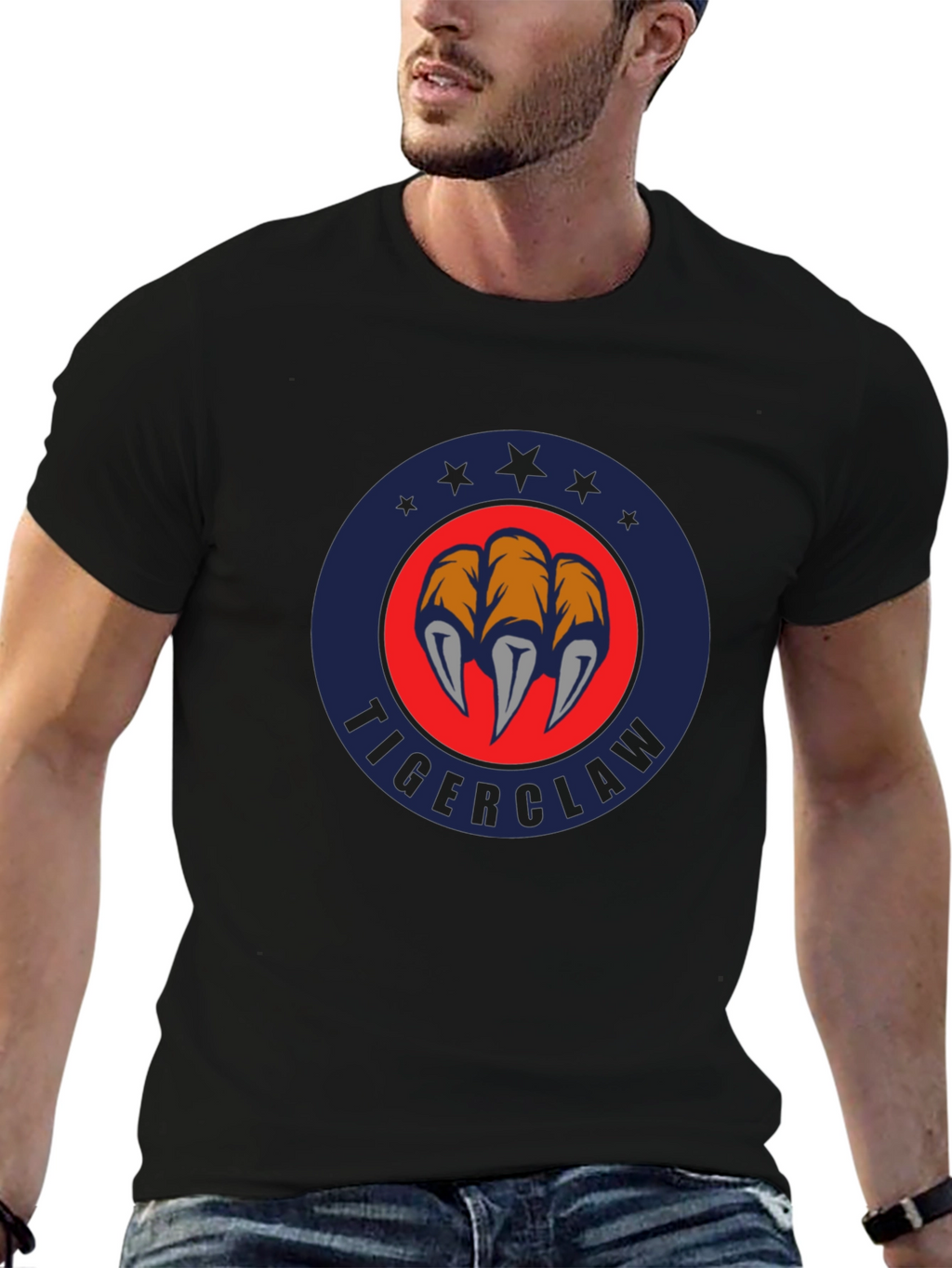 Tigerclaw Emblem Black T-Shirt