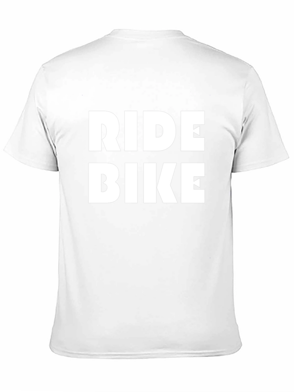 Ride Bike Graphic Tee - Black Cotton T-Shirt