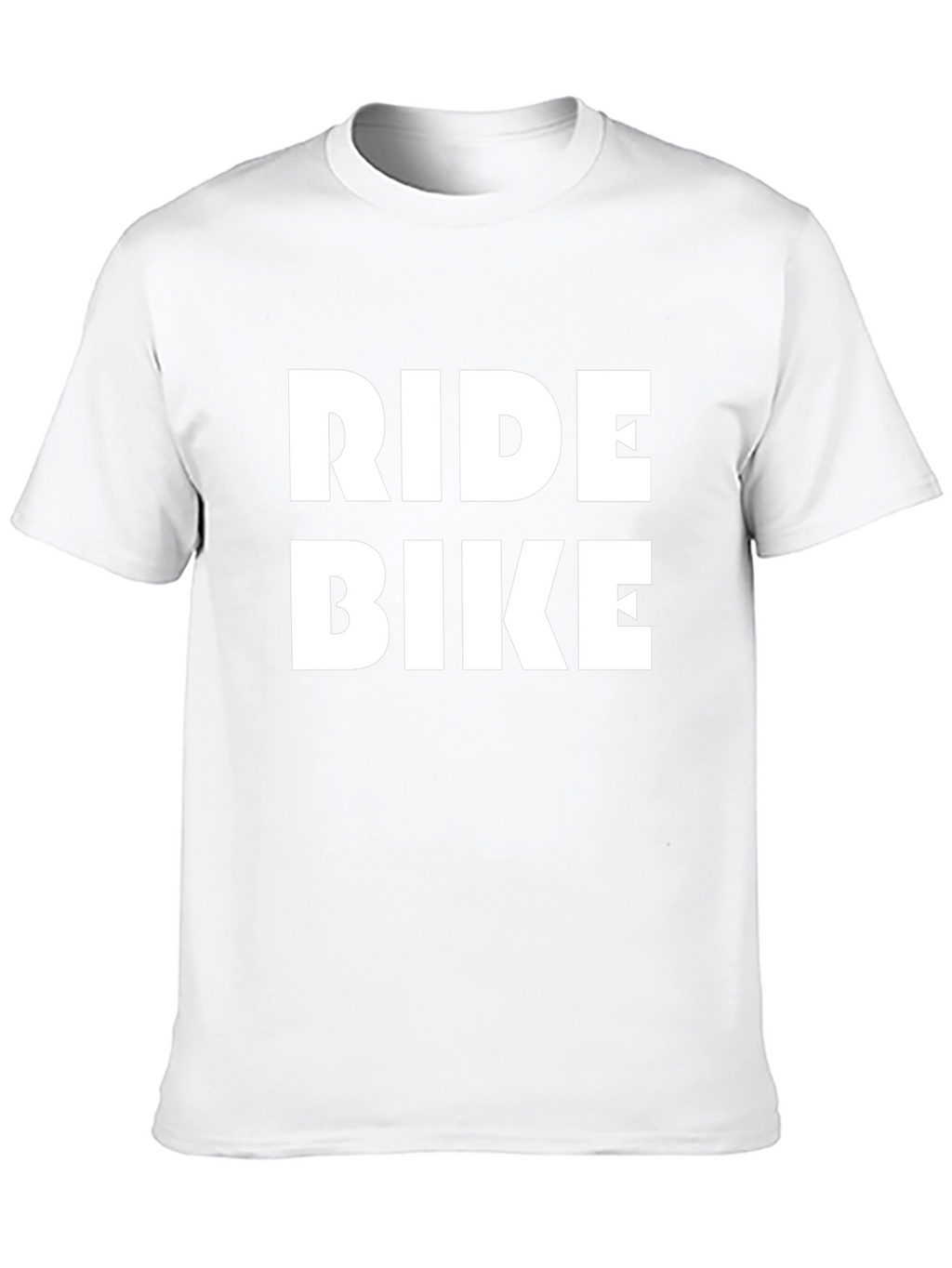 Ride Bike Graphic Tee - Black Cotton T-Shirt