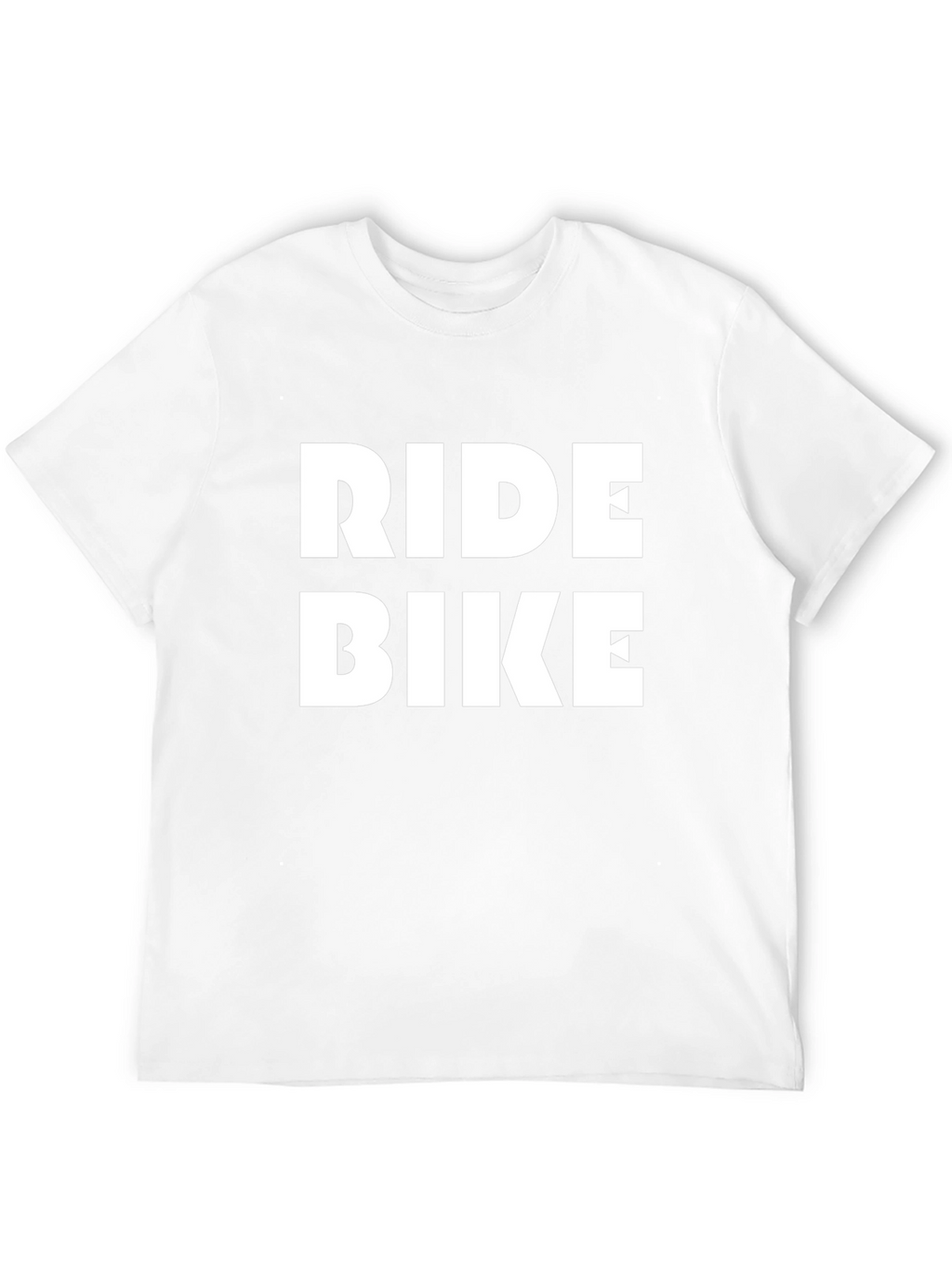 Ride Bike Graphic Tee - Black Cotton T-Shirt