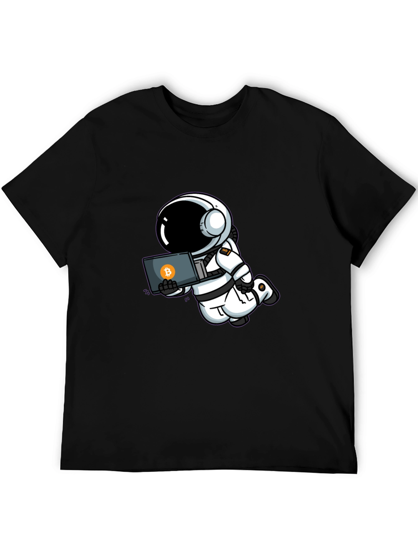 Astronaut Bitcoin T-Shirt - Crypto Space Tee