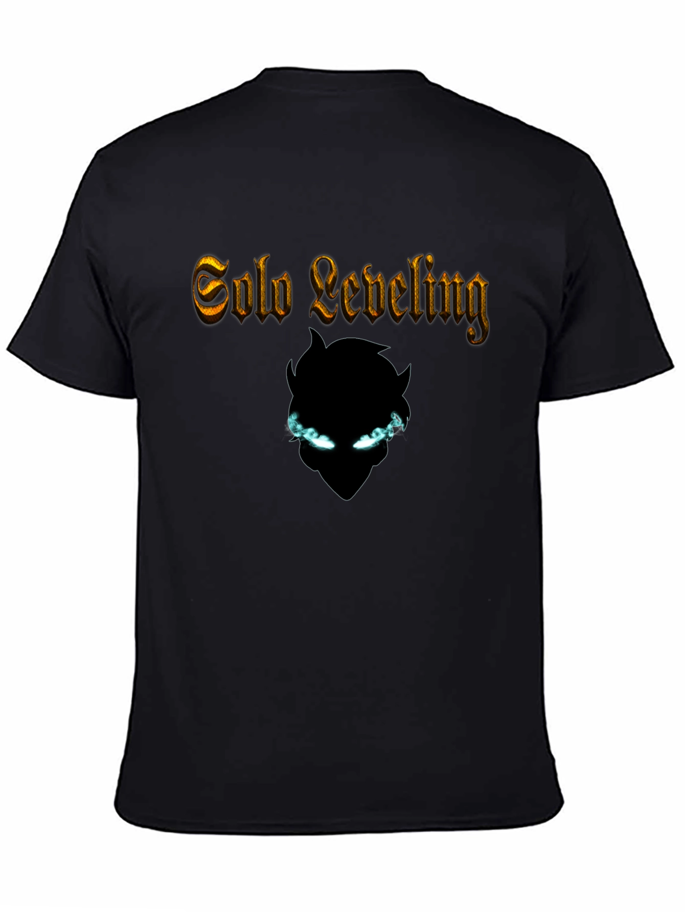 Solo Leveling Black T-Shirt - Anime Graphic Tee