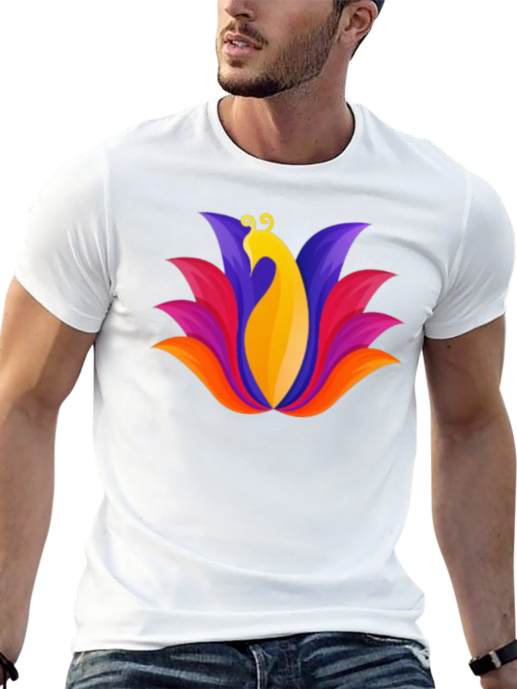 Peacock Graphic T-Shirt