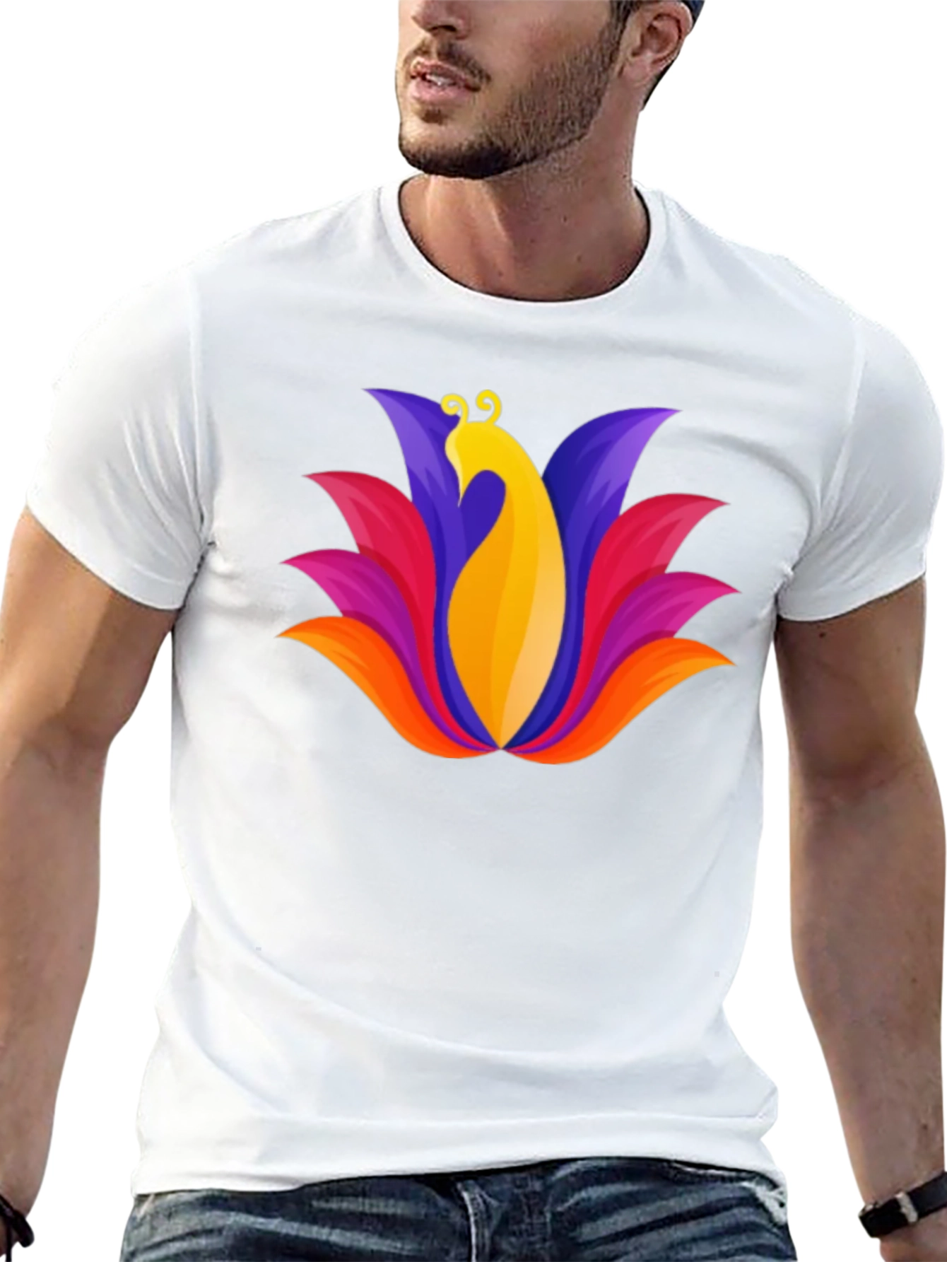 Peacock Graphic T-Shirt