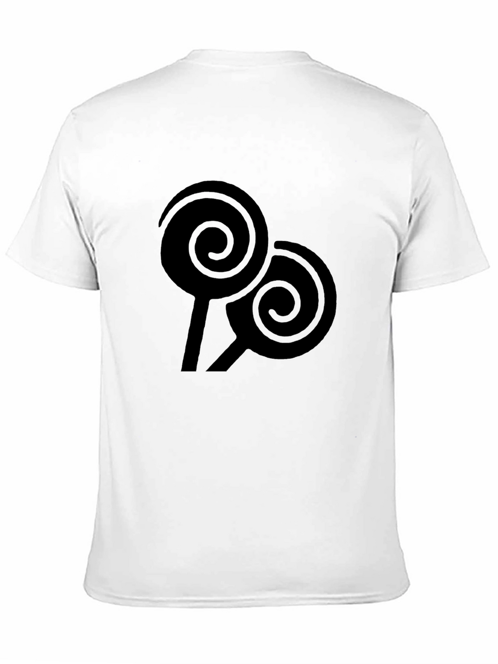 Swirl Lollipop Graphic Black Tee