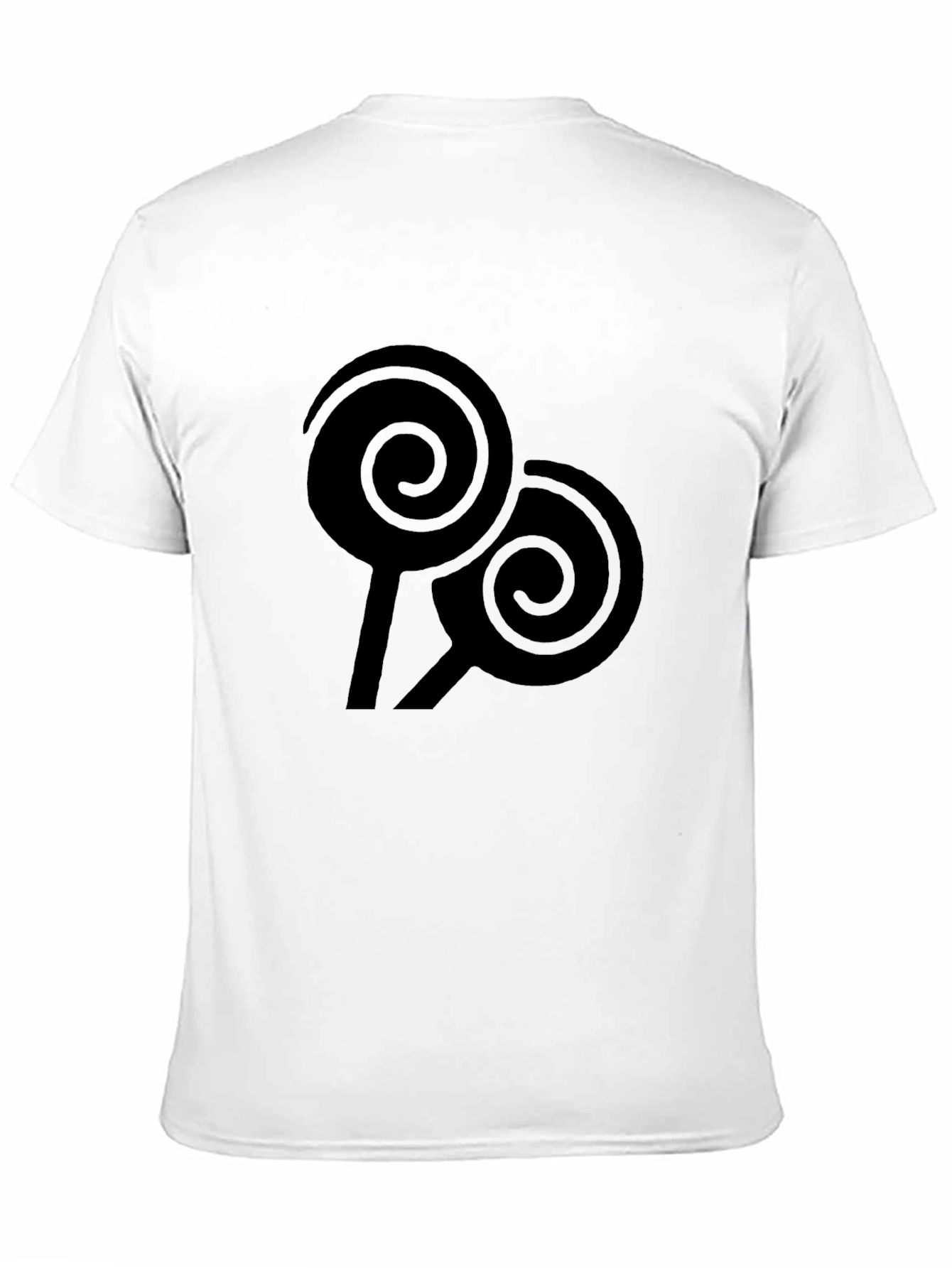 Swirl Lollipop Graphic Black Tee