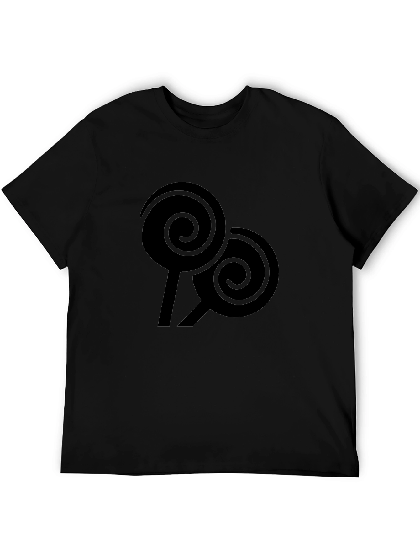 Swirl Lollipop Graphic Black Tee