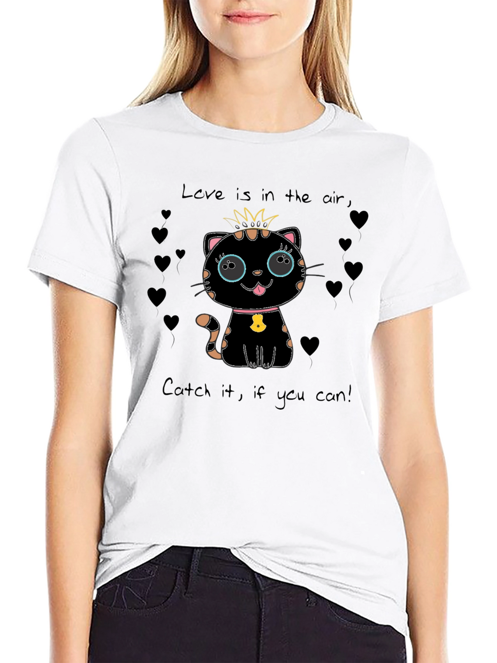 Cute Cat Love T-Shirt