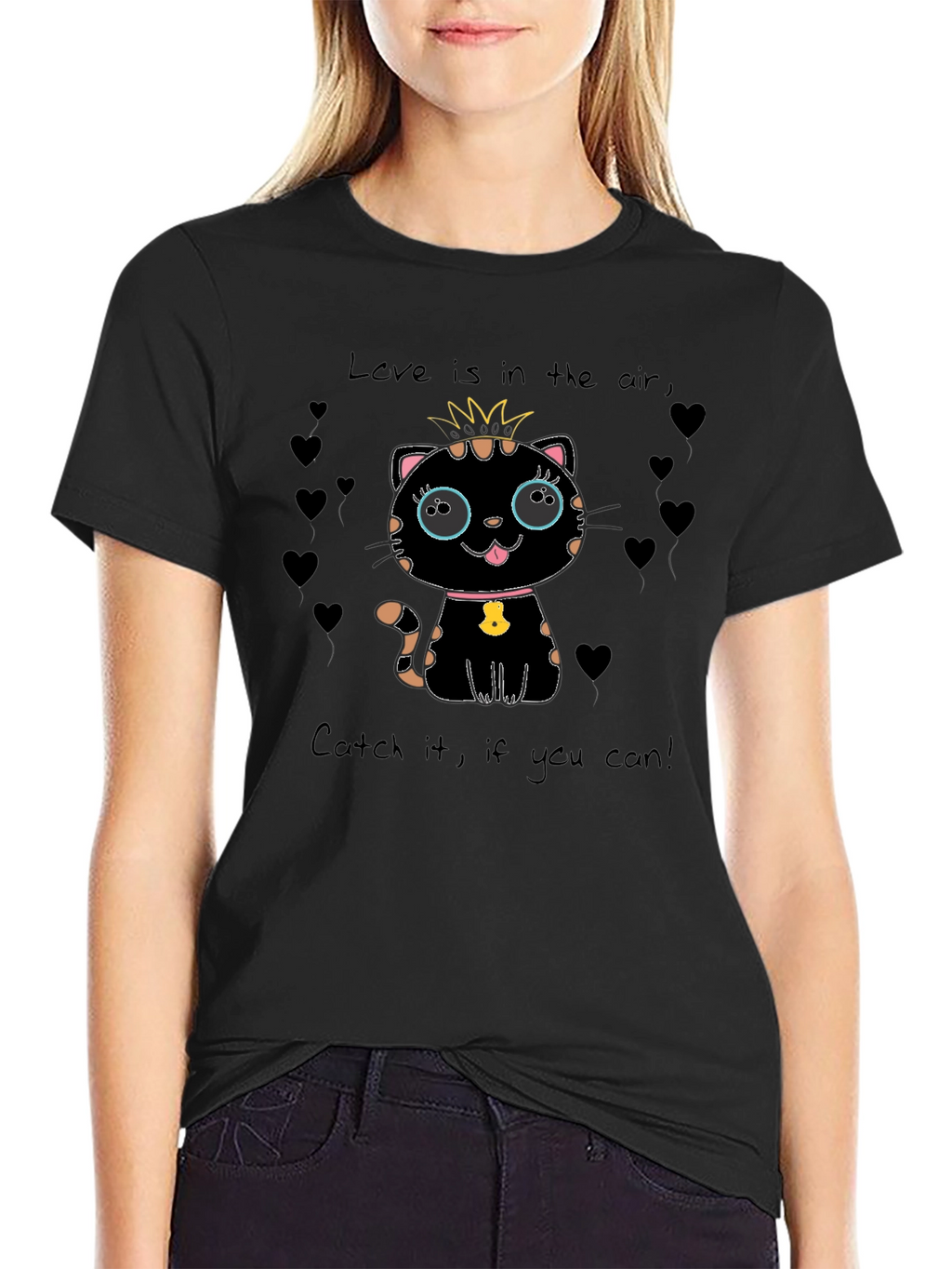 Cute Cat Love T-Shirt