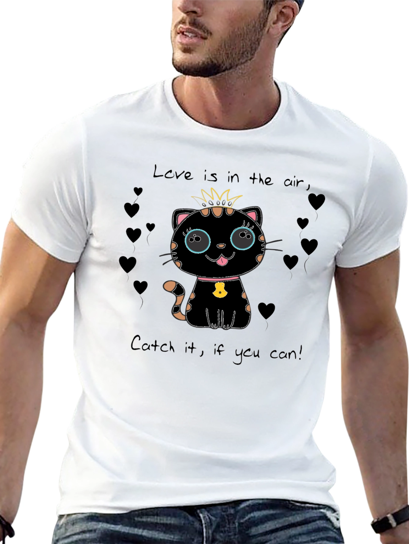 Cute Cat Love T-Shirt
