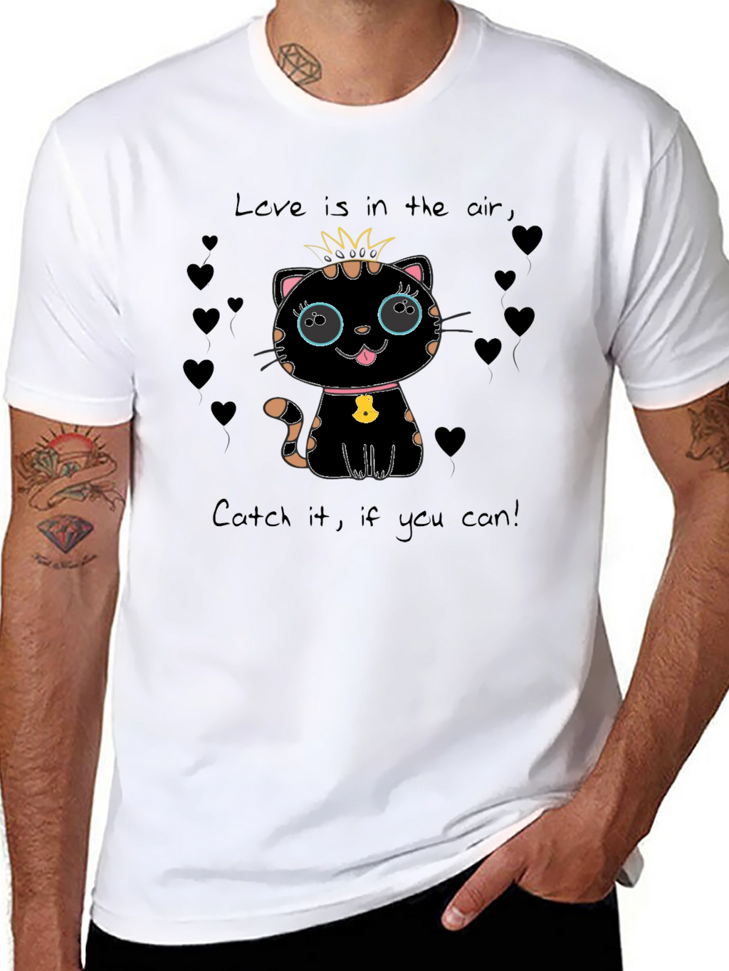 Cute Cat Love T-Shirt