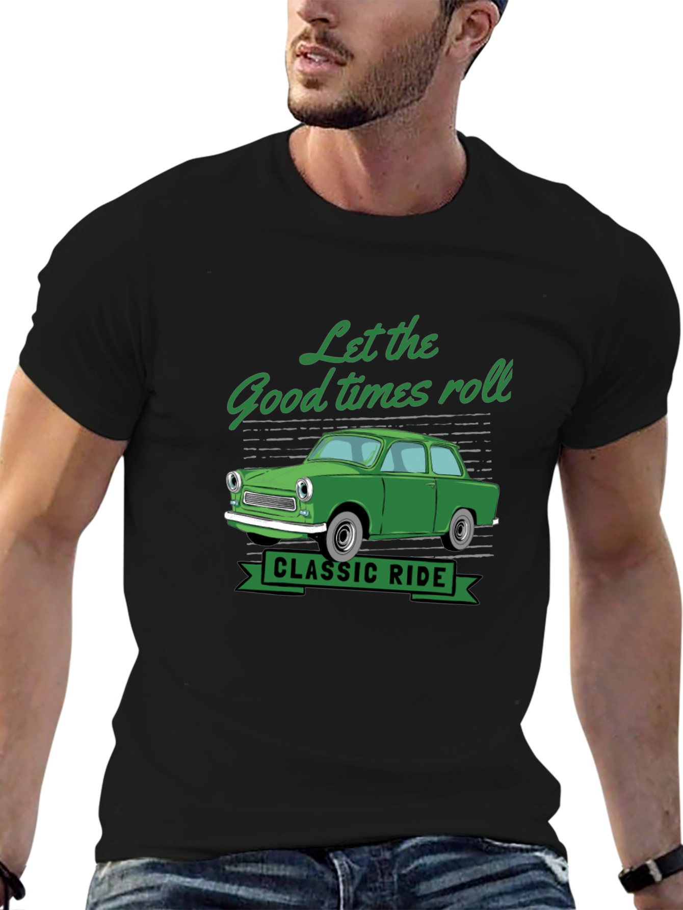 Classic Ride Graphic Tee - Let the Good Times Roll!