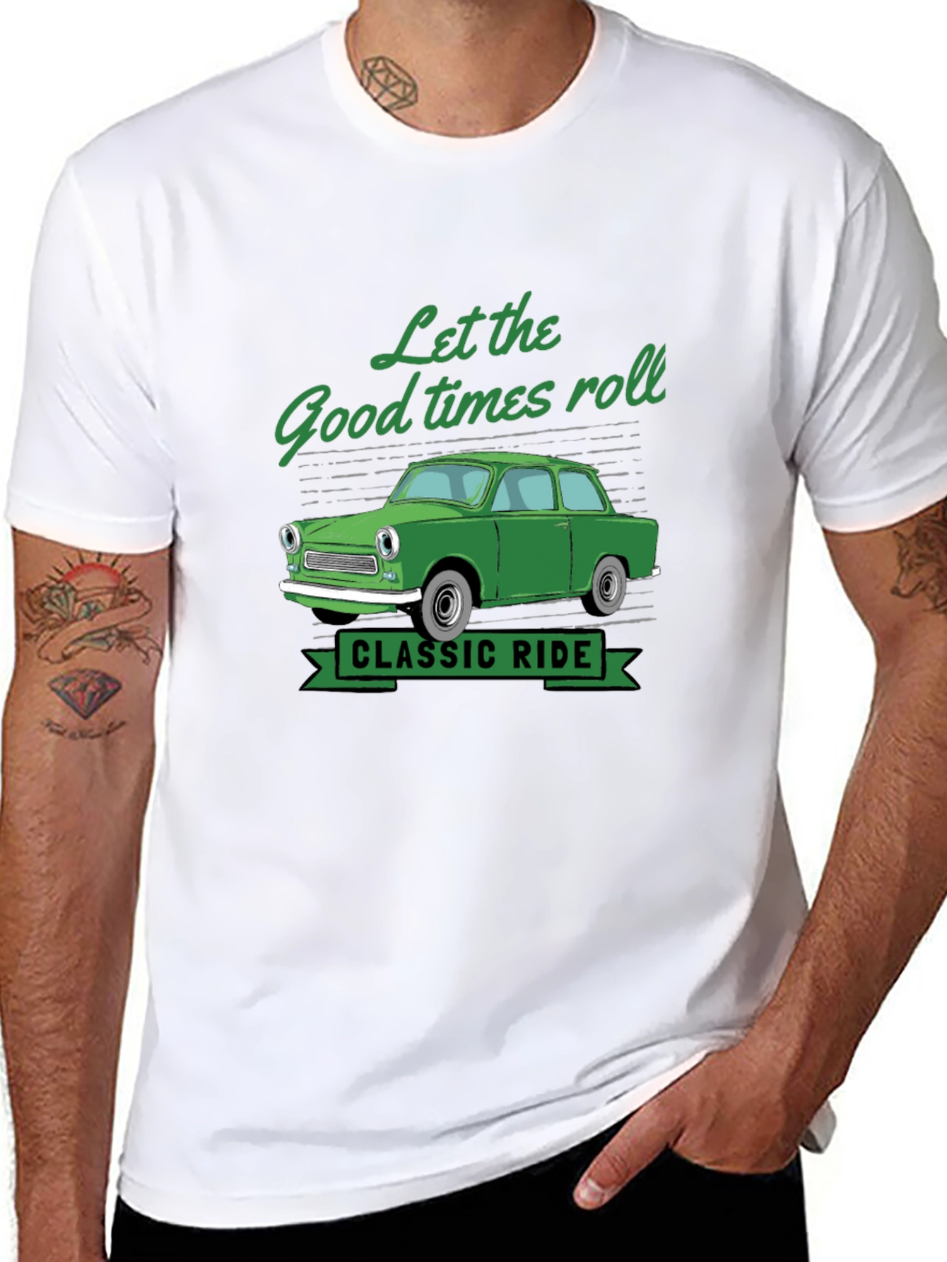 Classic Ride Graphic Tee - Let the Good Times Roll!