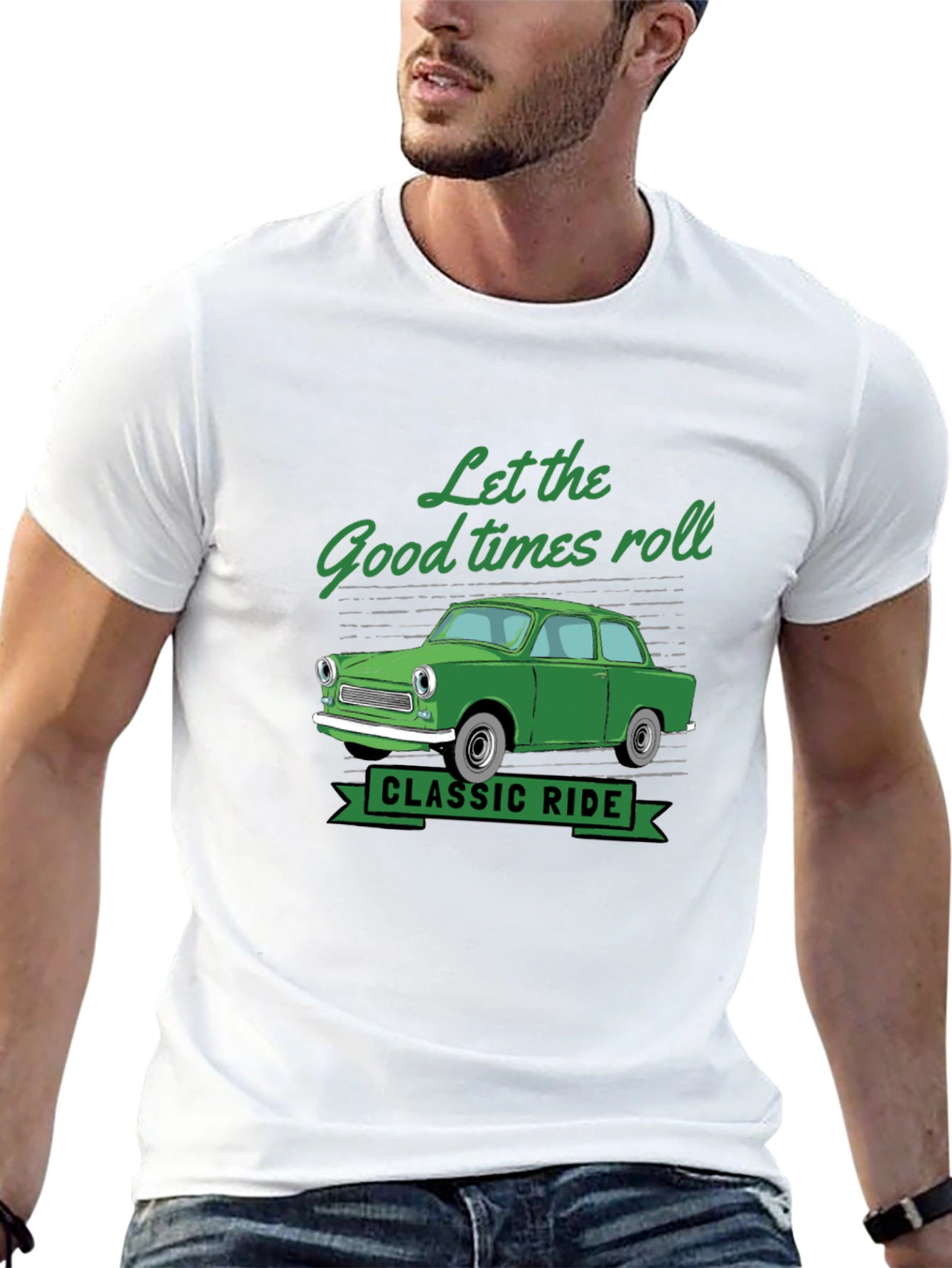 Classic Ride Graphic Tee - Let the Good Times Roll!