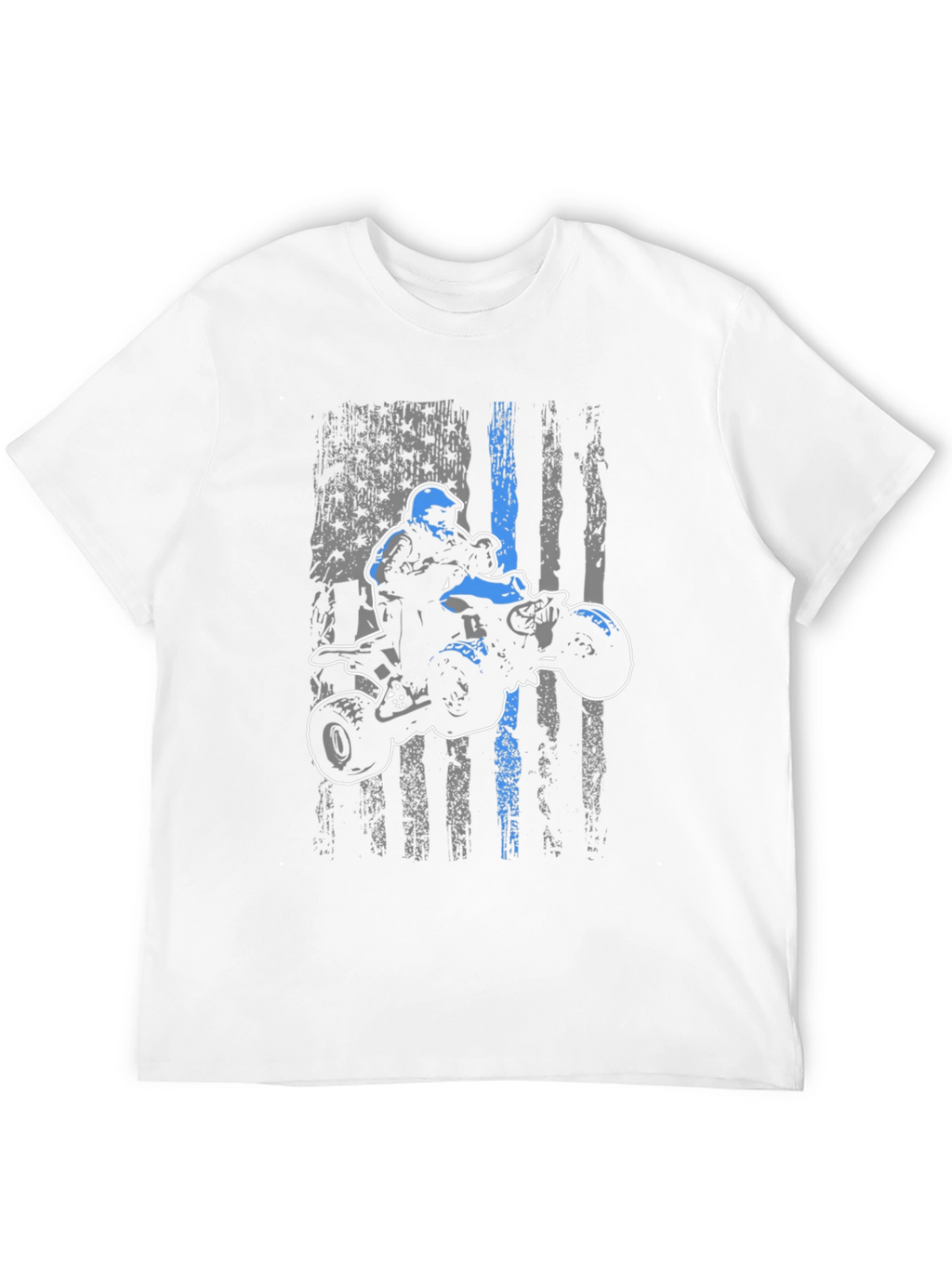 ATV Rider American Flag T-Shirt