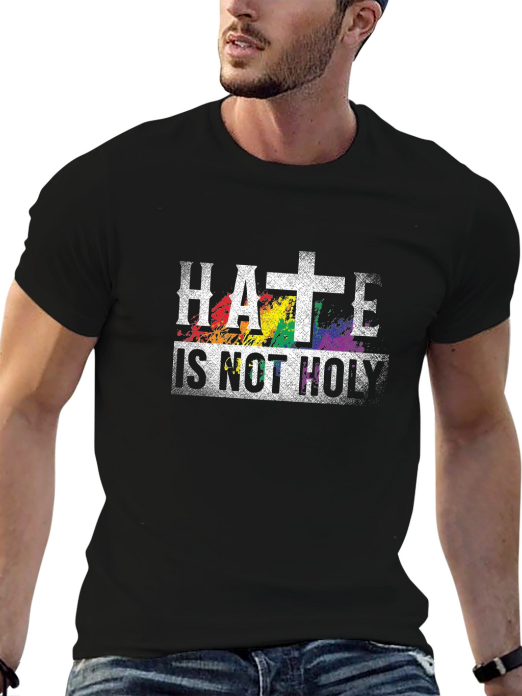Hate Is Not Holy T-Shirt Religious Pride