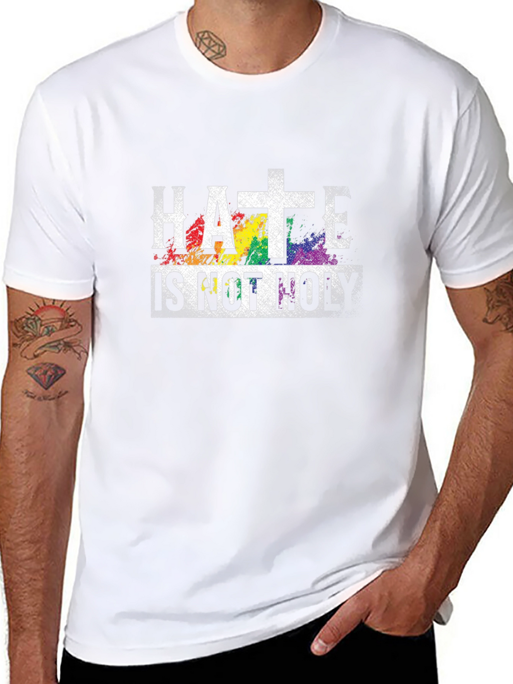Hate Is Not Holy T-Shirt Religious Pride