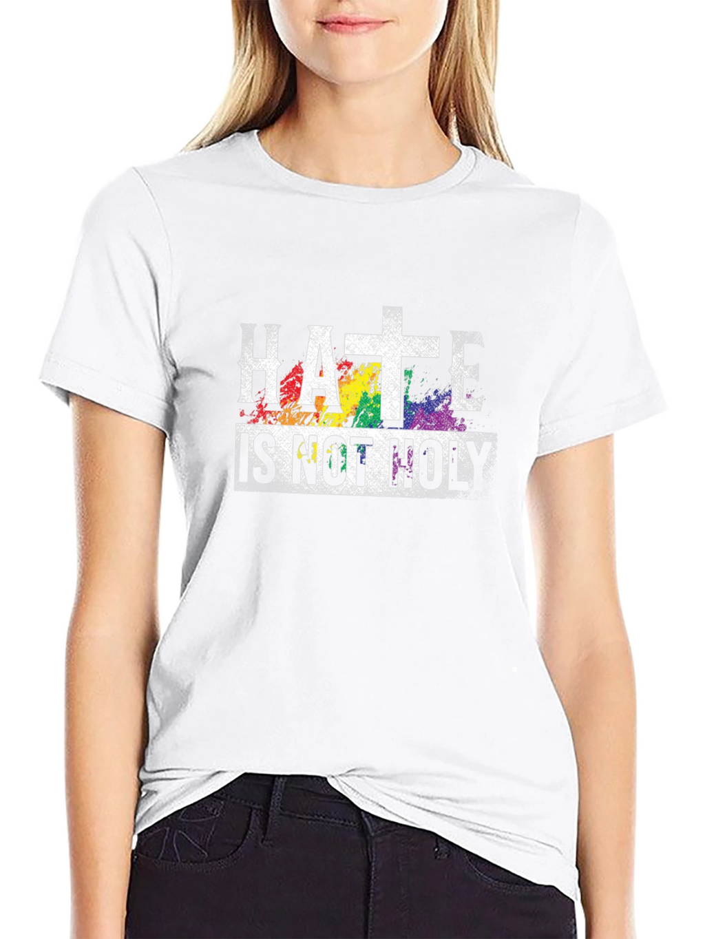 Hate Is Not Holy T-Shirt Religious Pride
