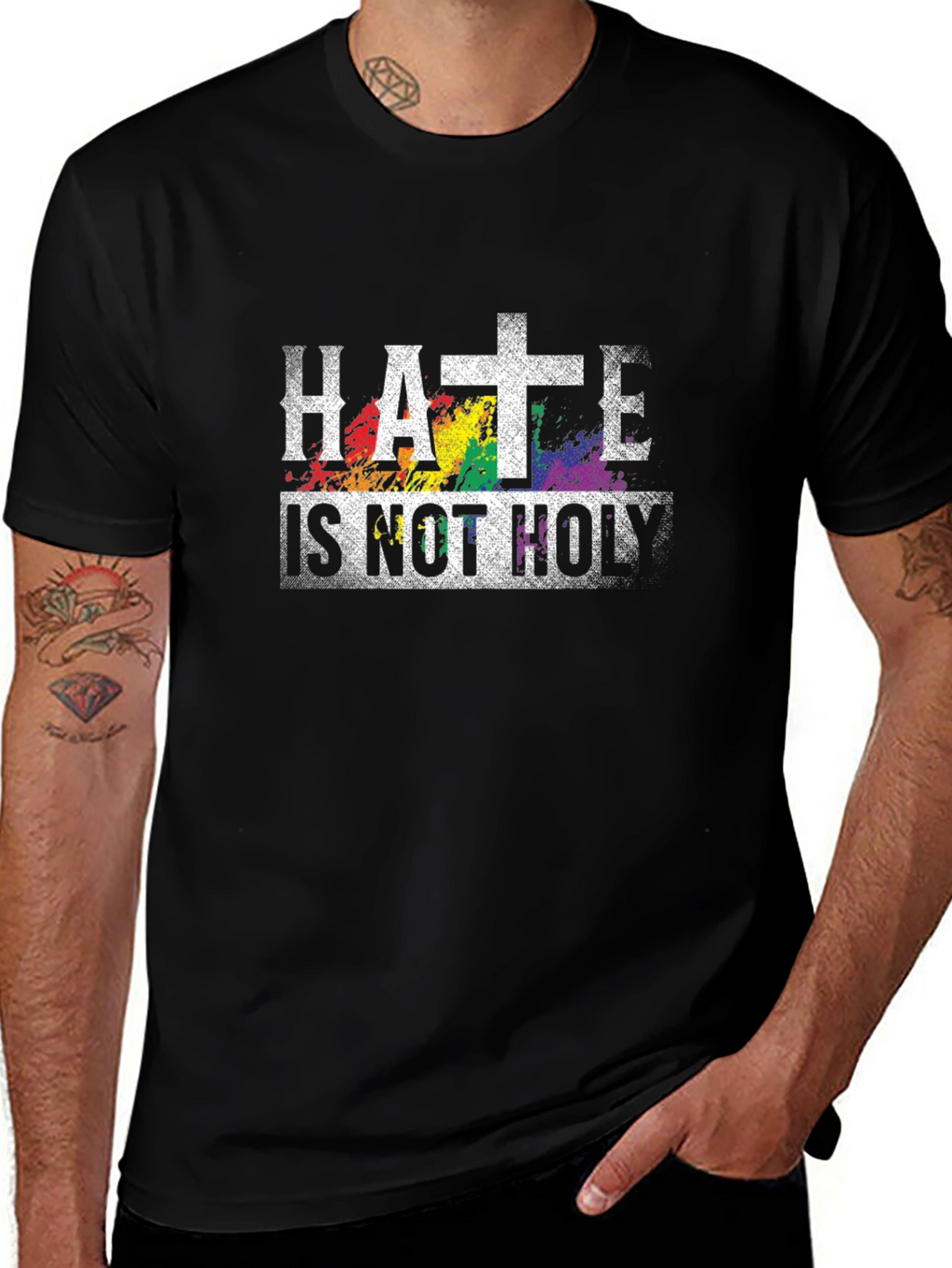 Hate Is Not Holy T-Shirt Religious Pride