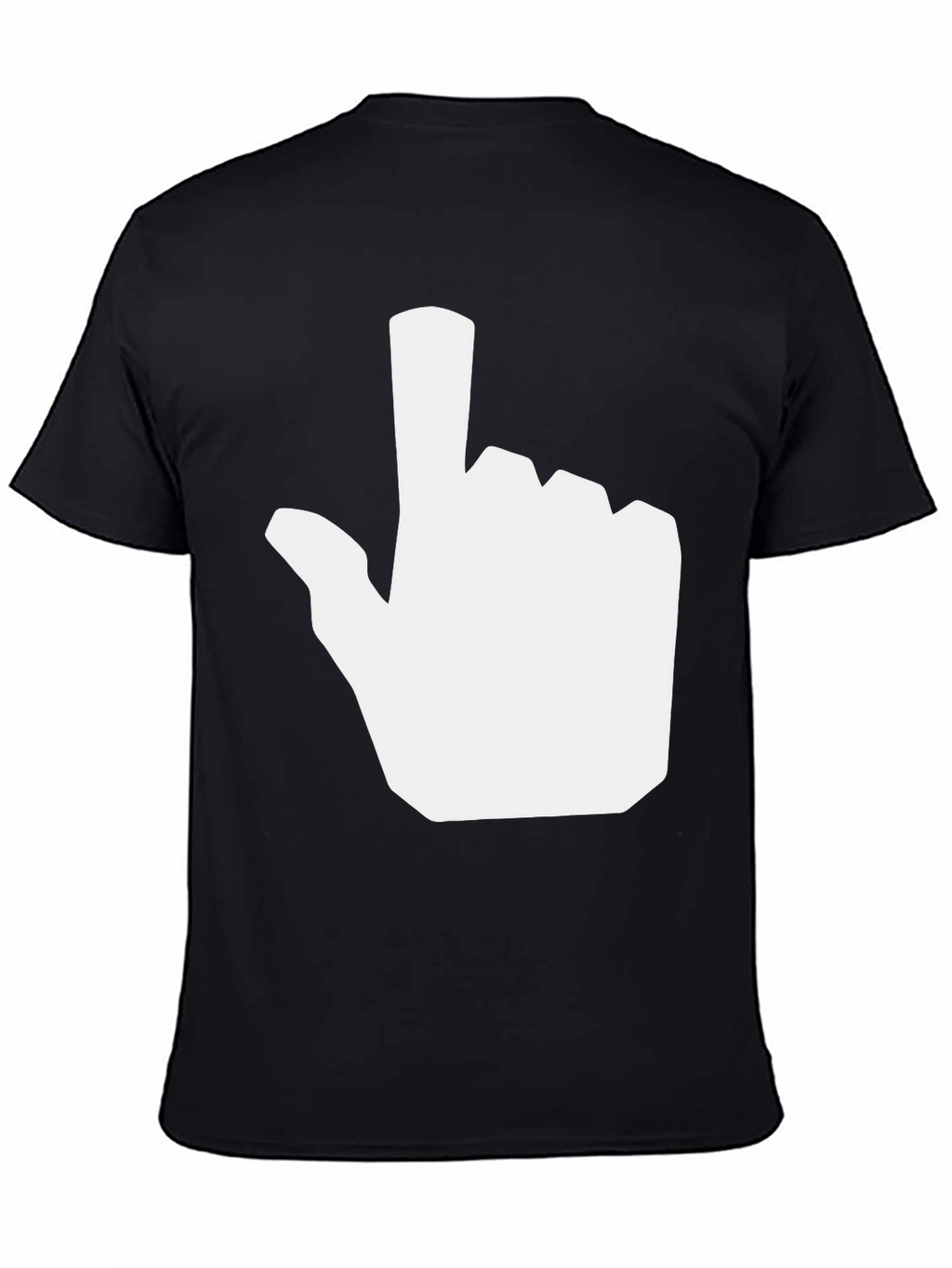 Novelty Pointer Hand Graphic Tee - Black