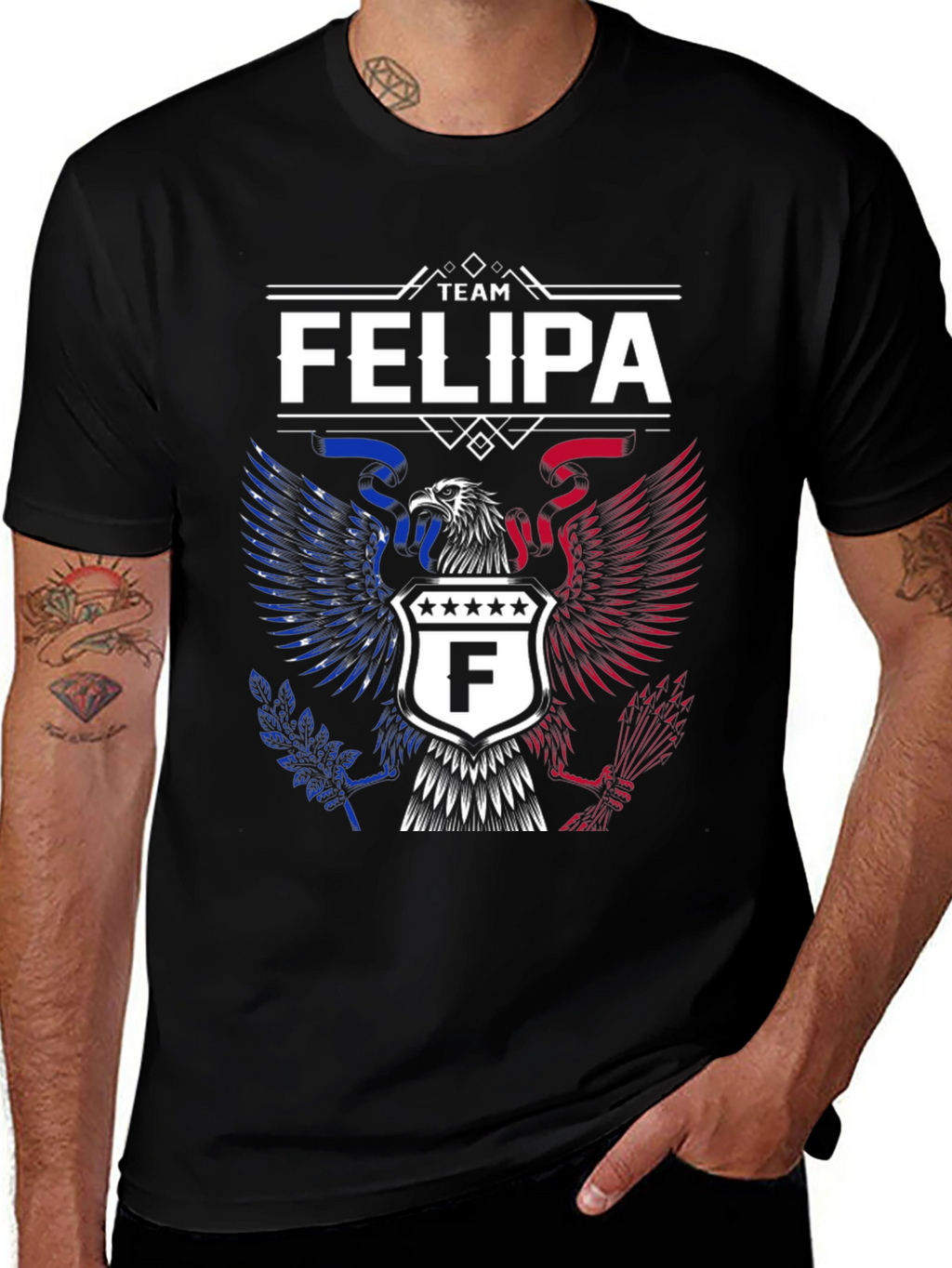 Team Felipa Eagle Crest Graphic Tee