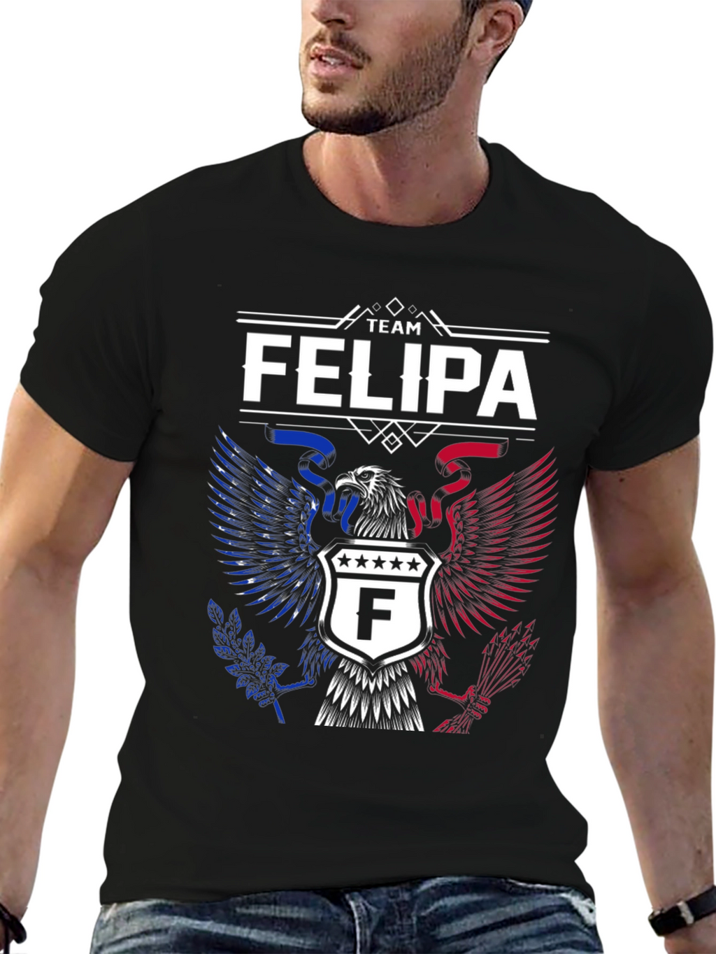 Team Felipa Eagle Crest Graphic Tee