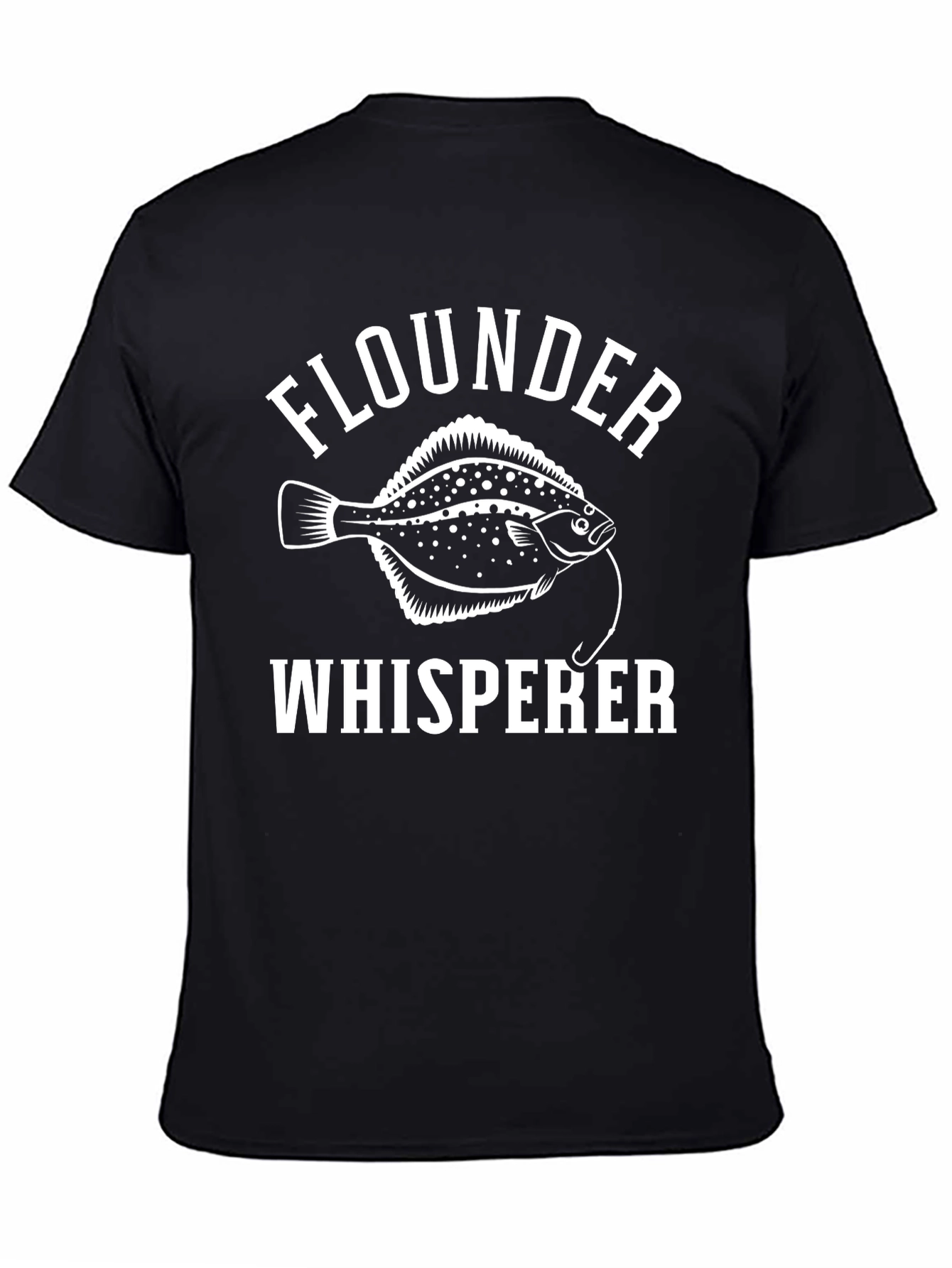 Flounder Whisperer T-Shirt Fishing Humor Tee