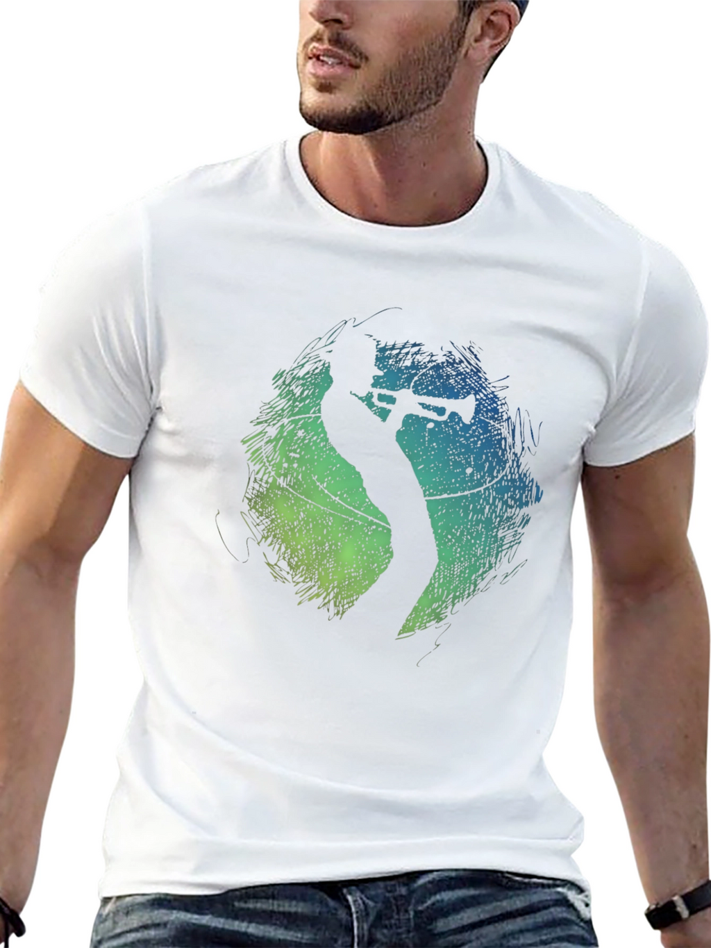 Jazz Trumpet Player T-Shirt - Cool Musical Design