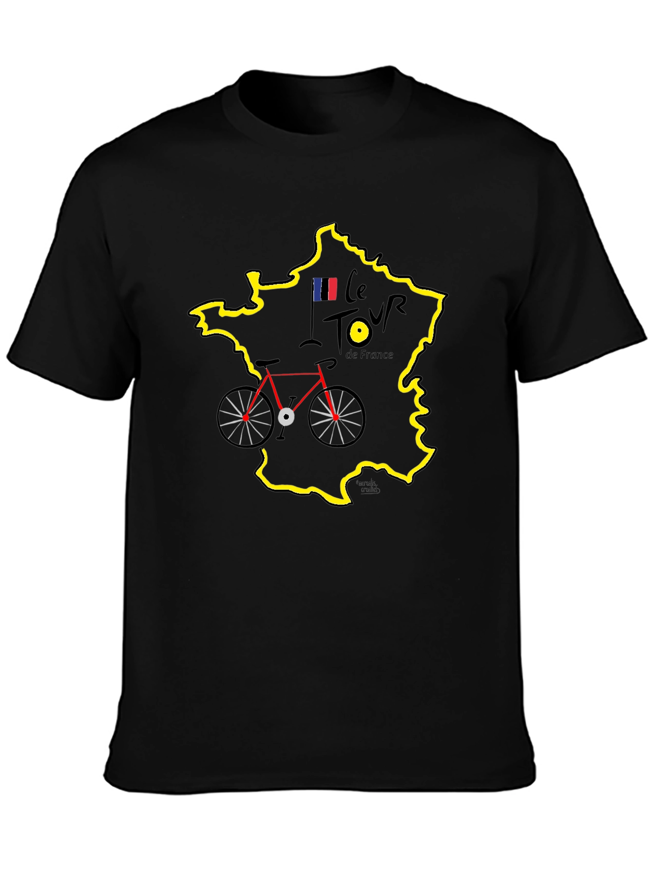 Le Tour de France T-Shirt - Black