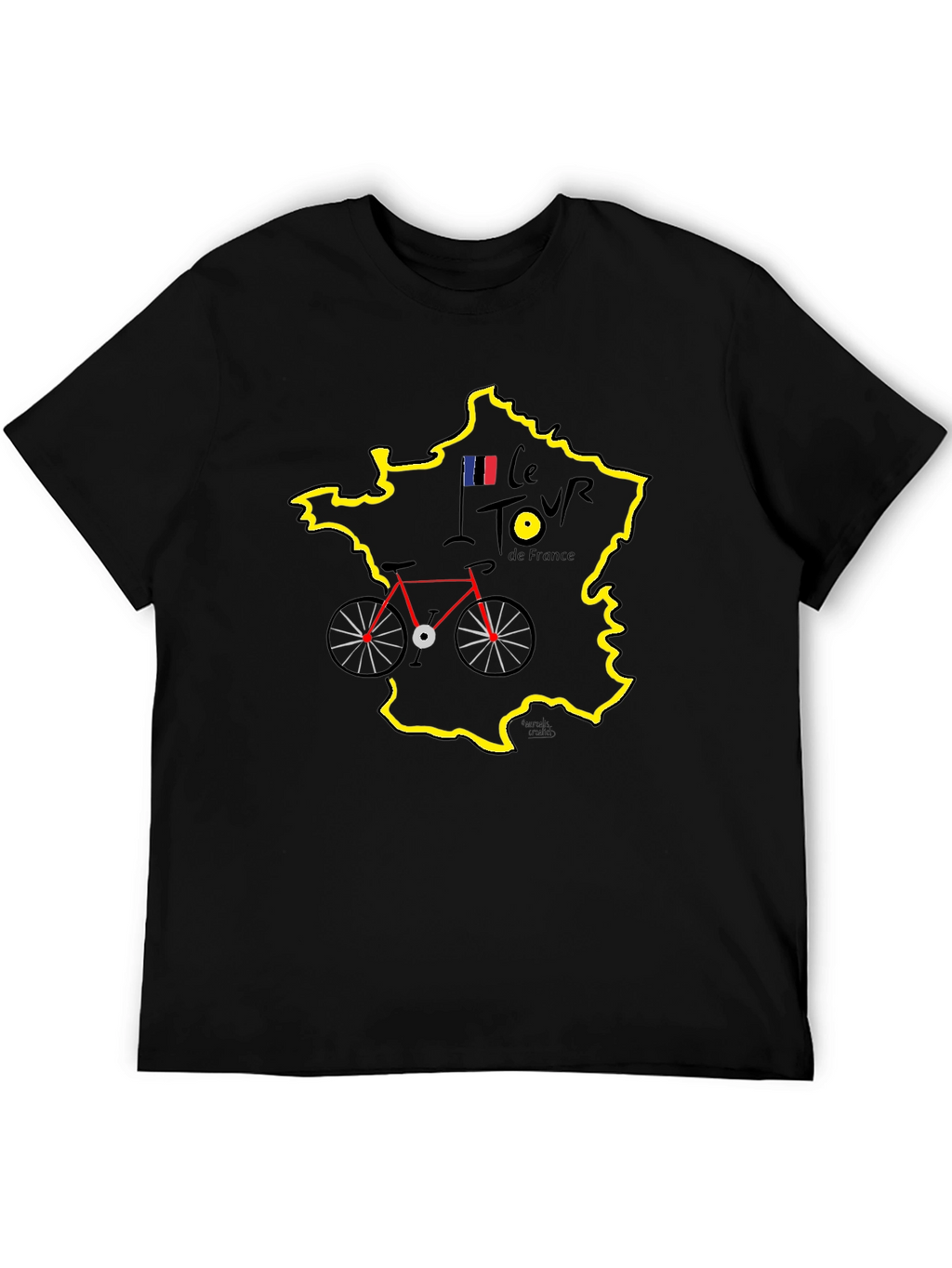 Le Tour de France T-Shirt - Black