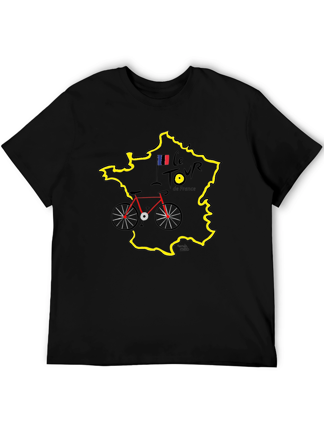 Le Tour de France T-Shirt - Black