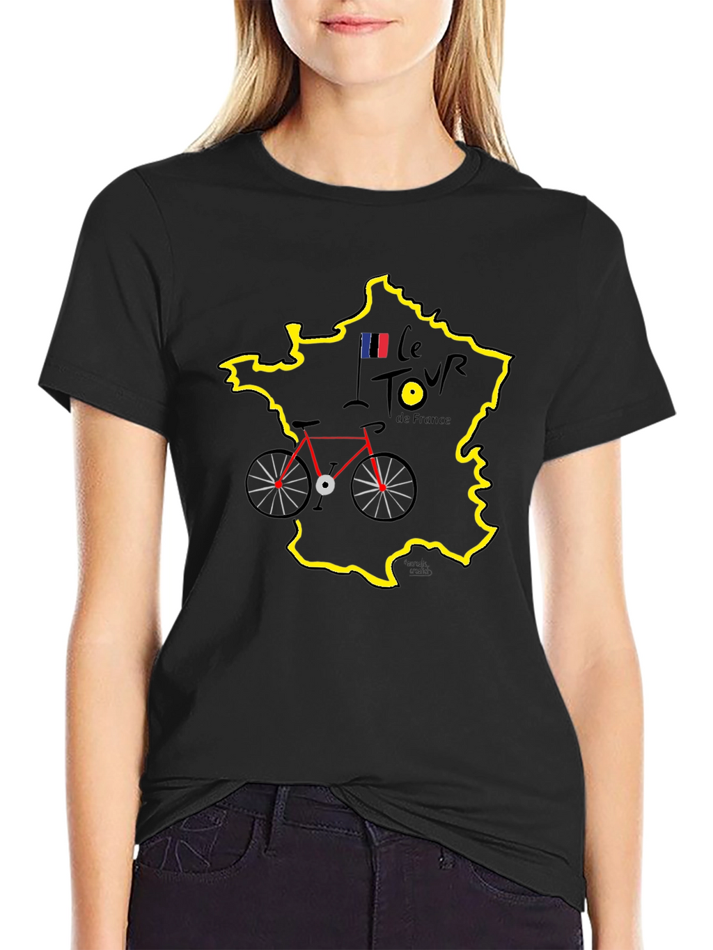 Le Tour de France T-Shirt - Black