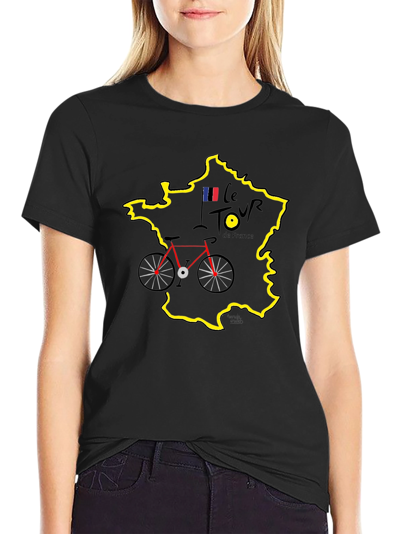 Le Tour de France T-Shirt - Black