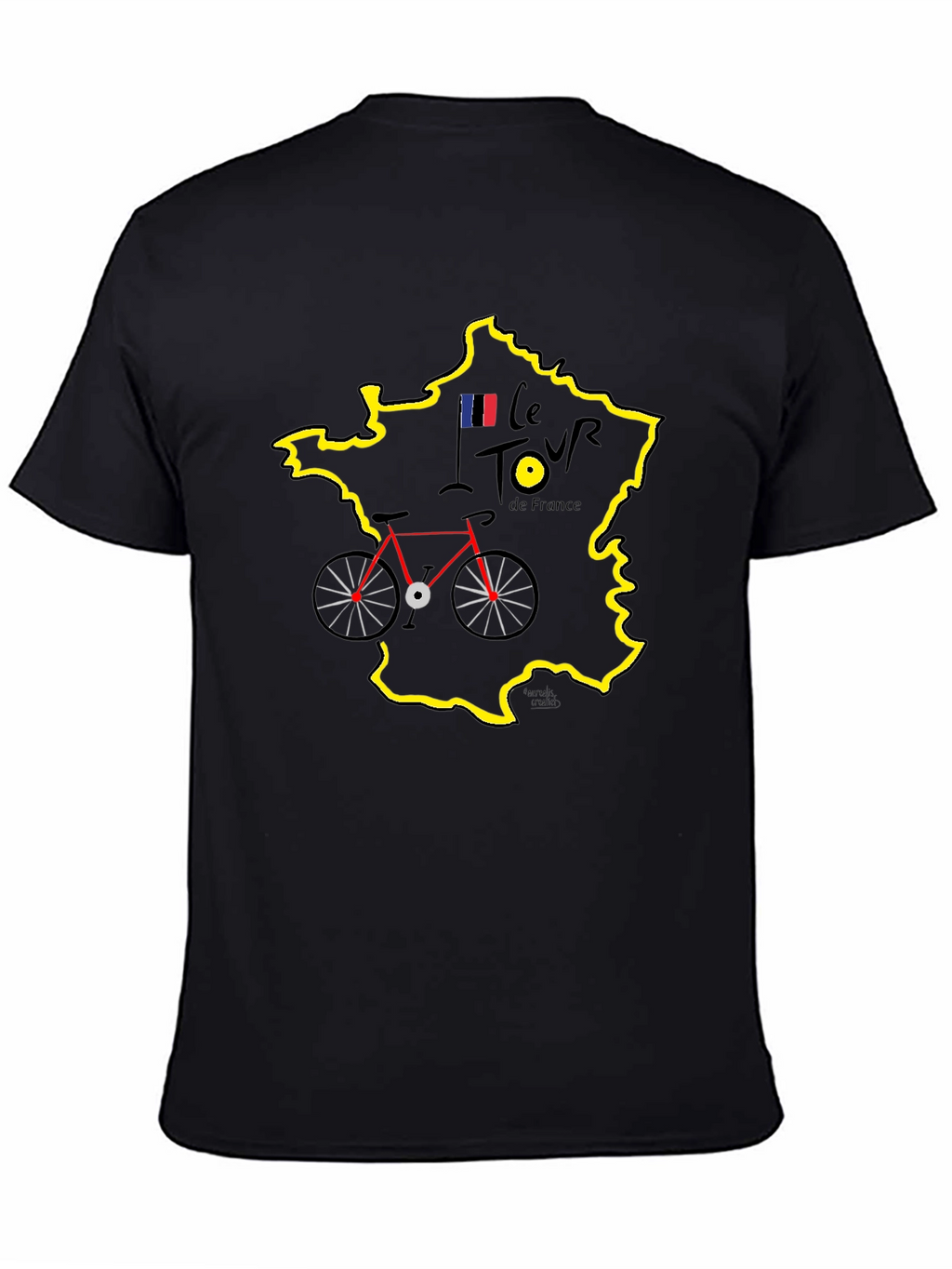 Le Tour de France T-Shirt - Black